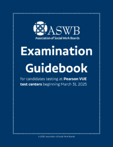 Cover of the ASWB Examination Guidebook