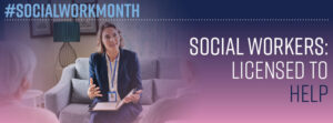 Licensed to help #SocialWorkMonth