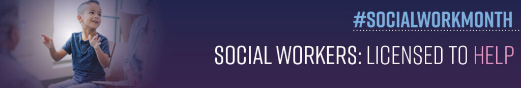 Licensed to help #SocialWorkMonth